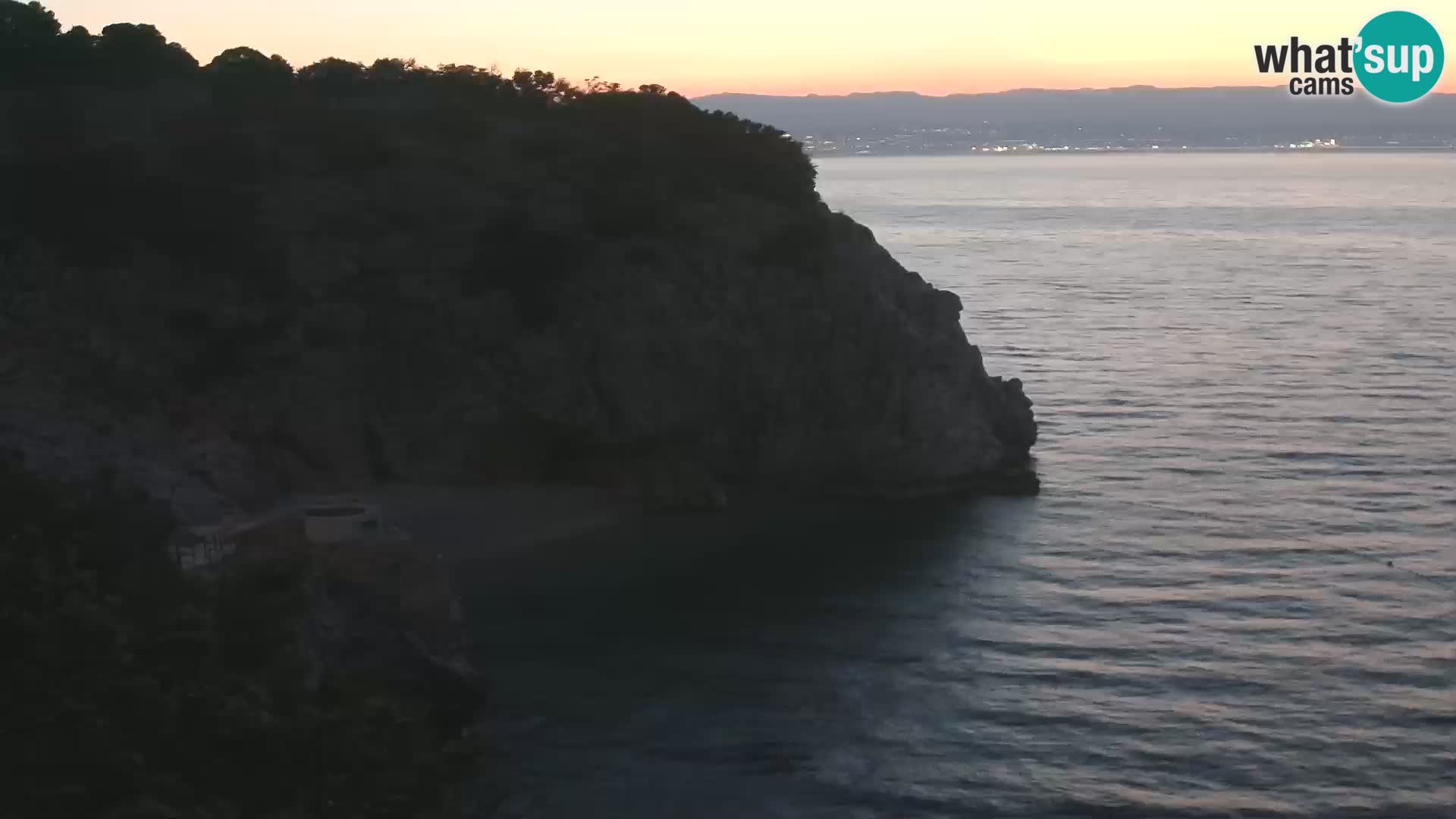 Webcam Bersezio spiaggia – Draga di Moschiena – Croazia