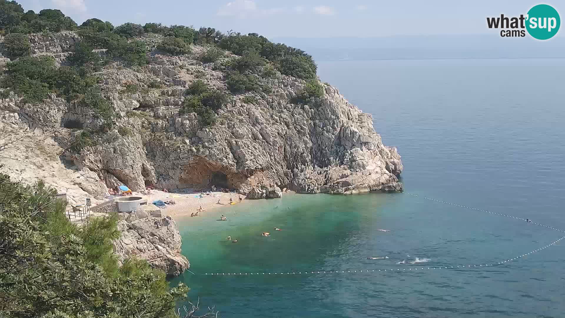 Webcam Brseč Strand – Mošćenička Draga – Kroatien