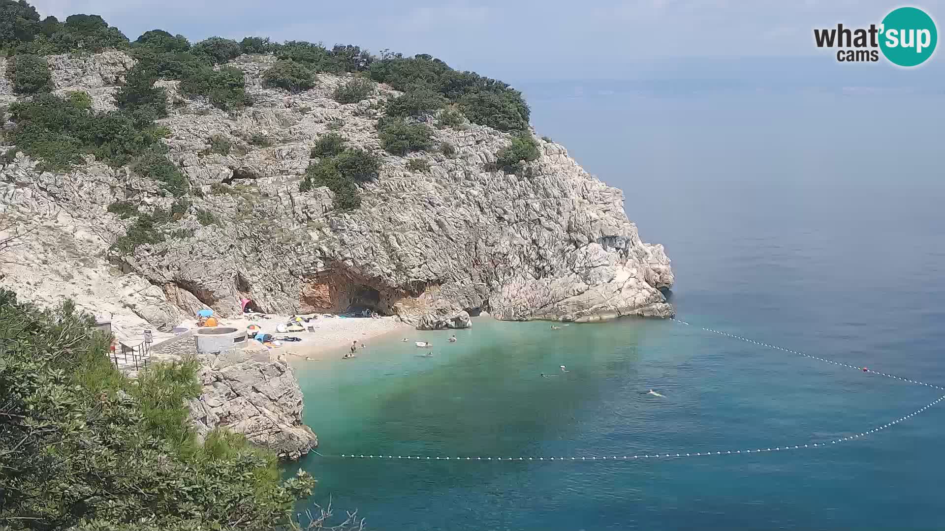 Webcam Brseč beach – Mošćenička Draga – Croatia