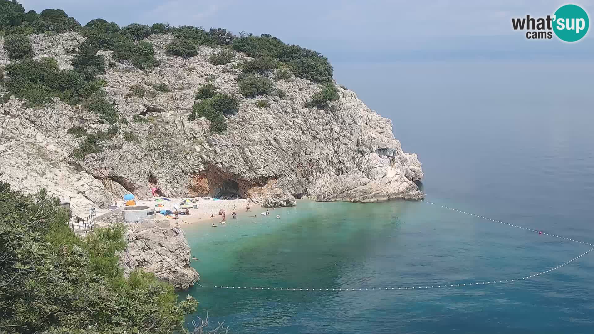Webcam Brseč Strand – Mošćenička Draga – Kroatien