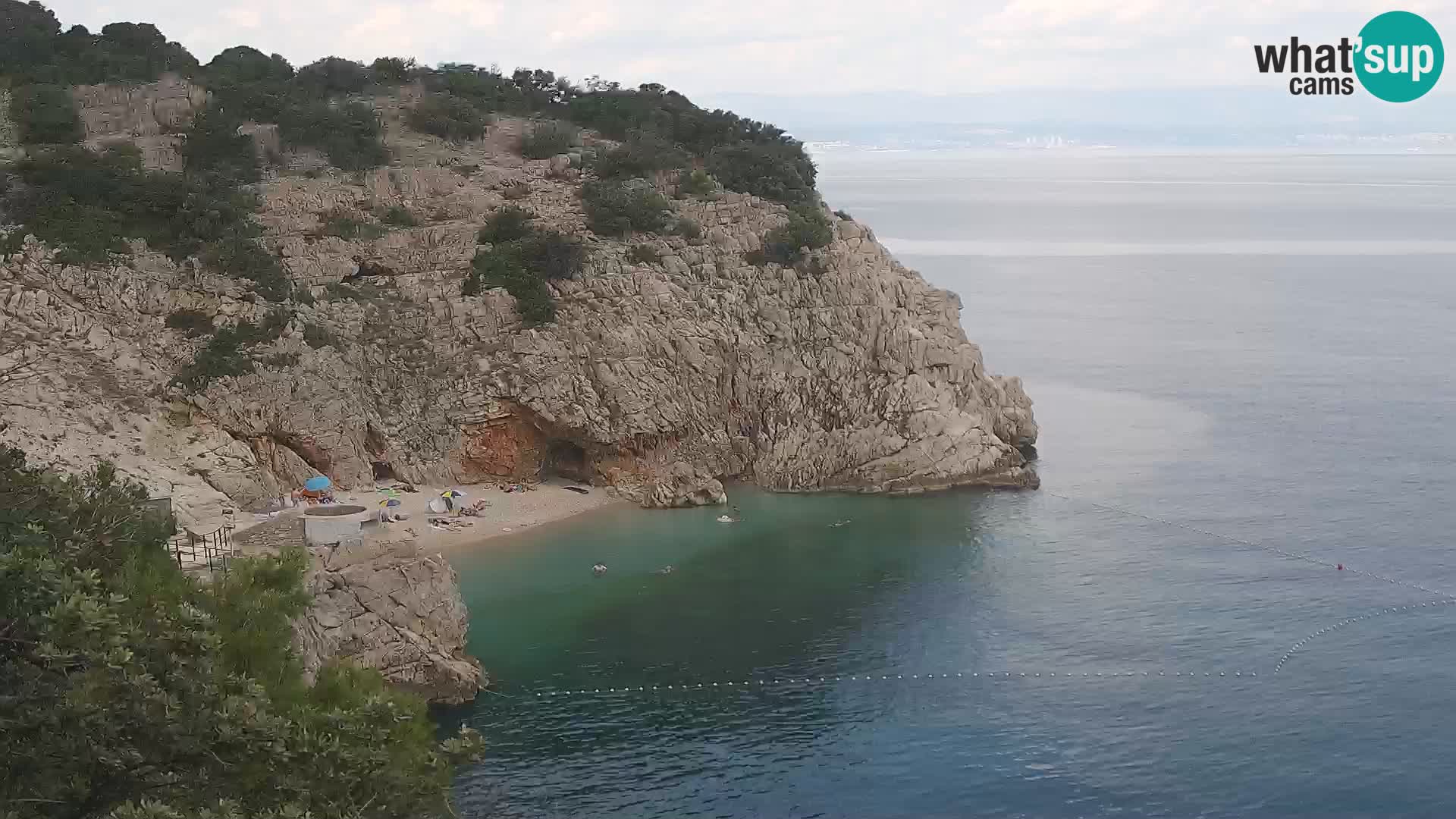 Webcam Brseč Strand – Mošćenička Draga – Kroatien