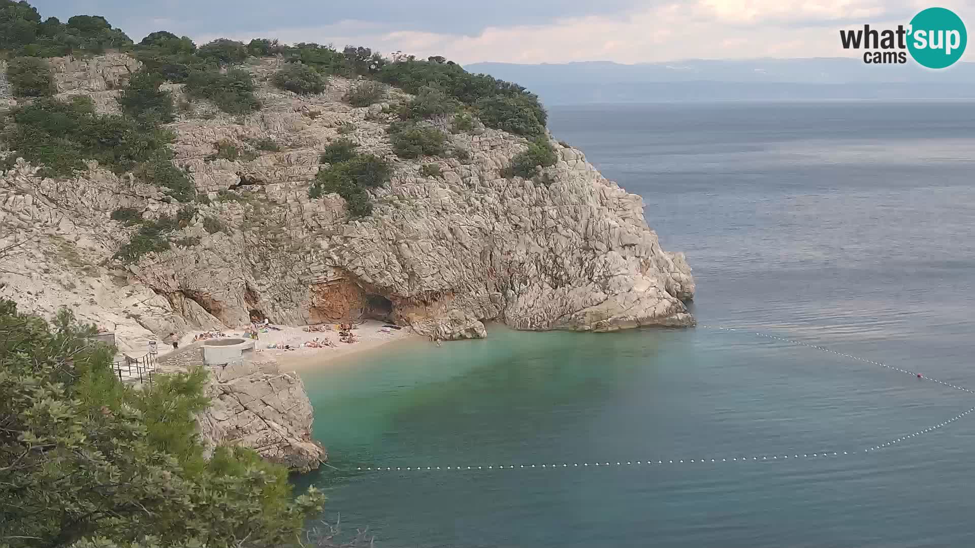 Webcam Brseč Strand – Mošćenička Draga – Kroatien