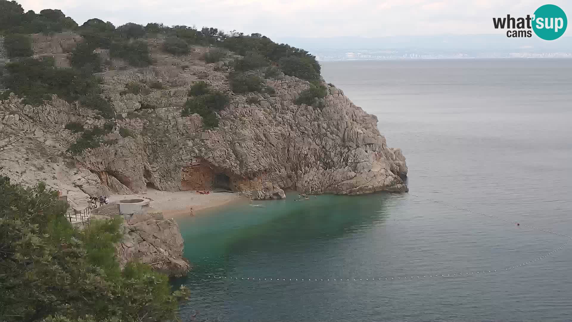 Webcam Brseč Strand – Mošćenička Draga – Kroatien