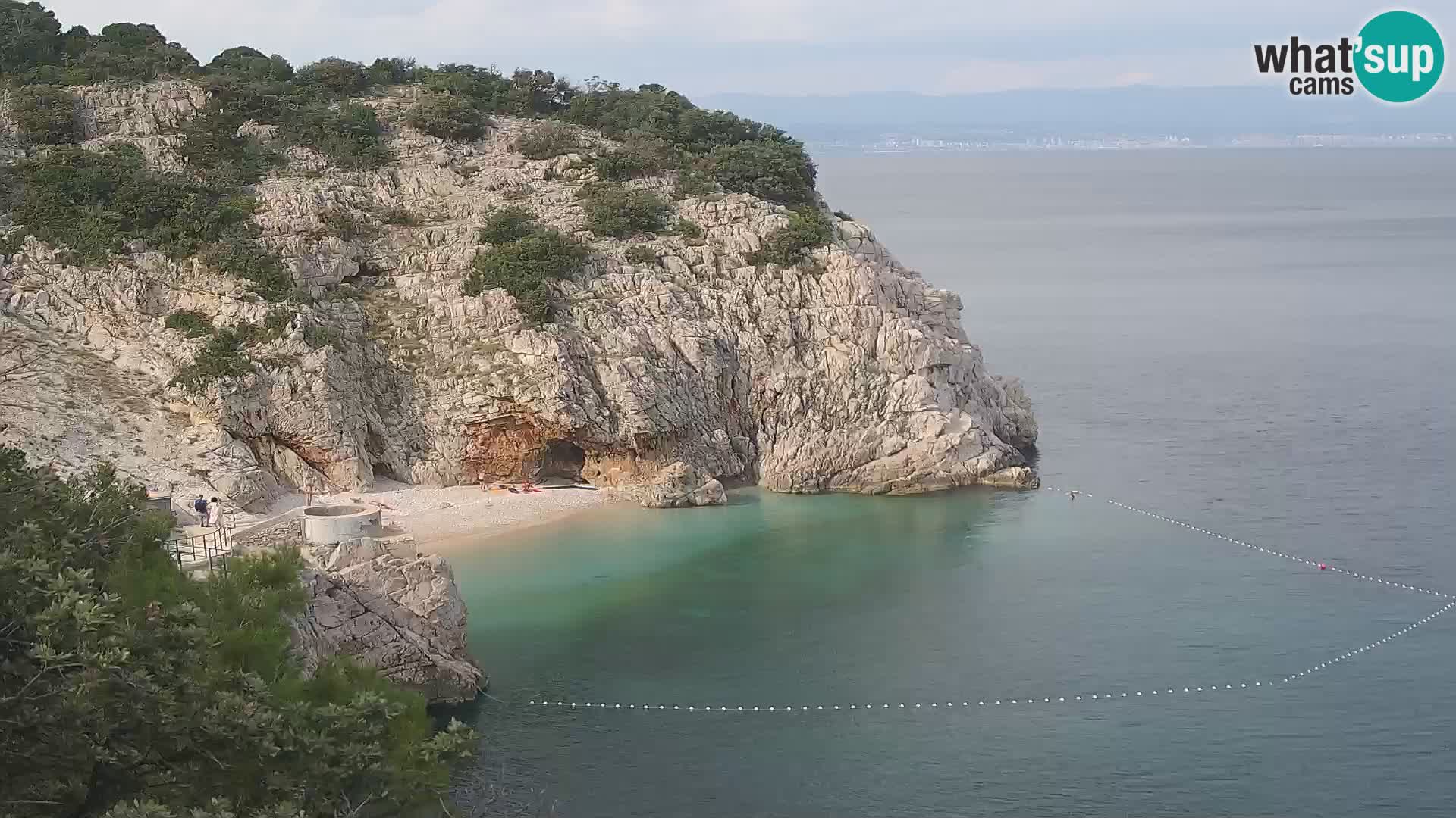 Webcam Bersezio spiaggia – Draga di Moschiena – Croazia
