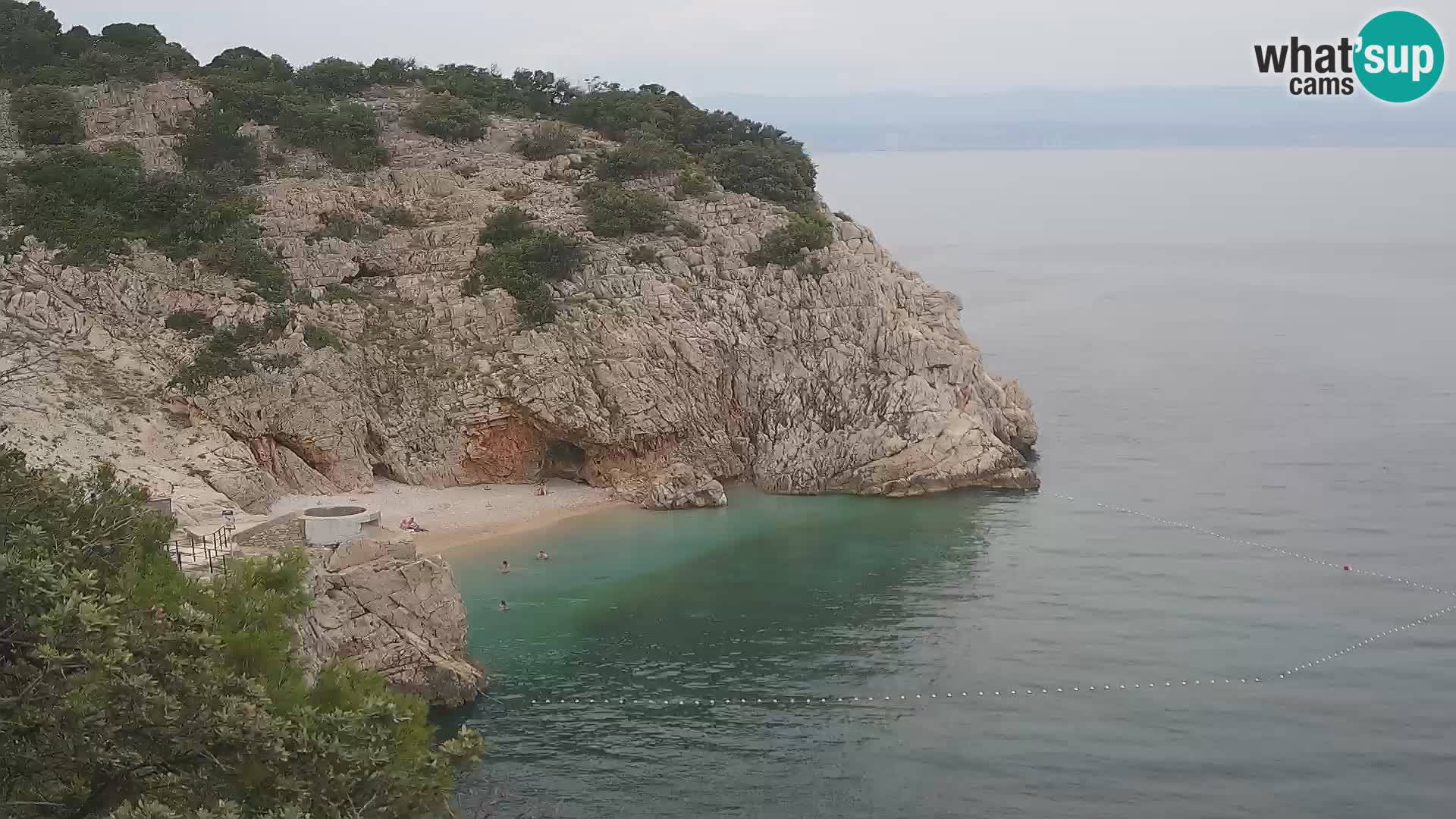 Webcam Brseč Strand – Mošćenička Draga – Kroatien