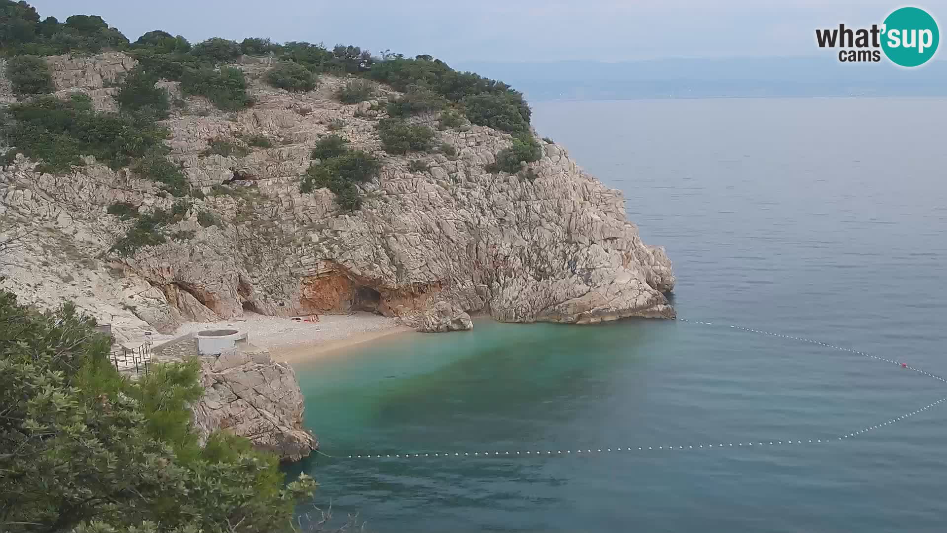 Web kamera plaže Brseč – Mošćenička Draga – Hrvatska