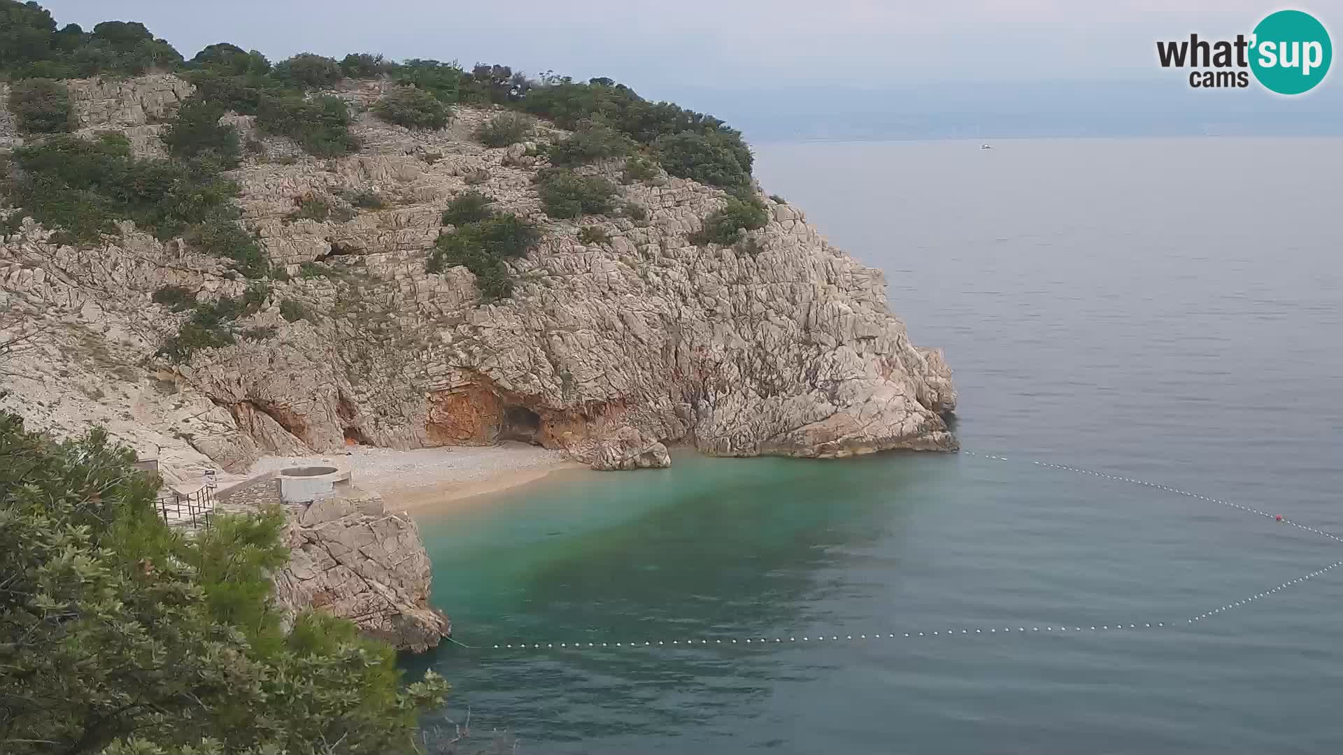 Webcam Brseč Strand – Mošćenička Draga – Kroatien