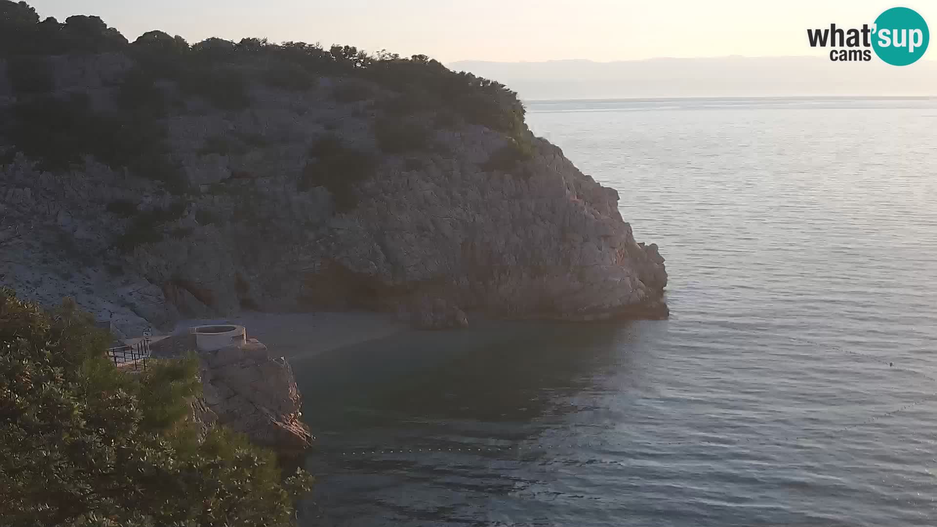 Webcam Brseč beach – Mošćenička Draga – Croatia