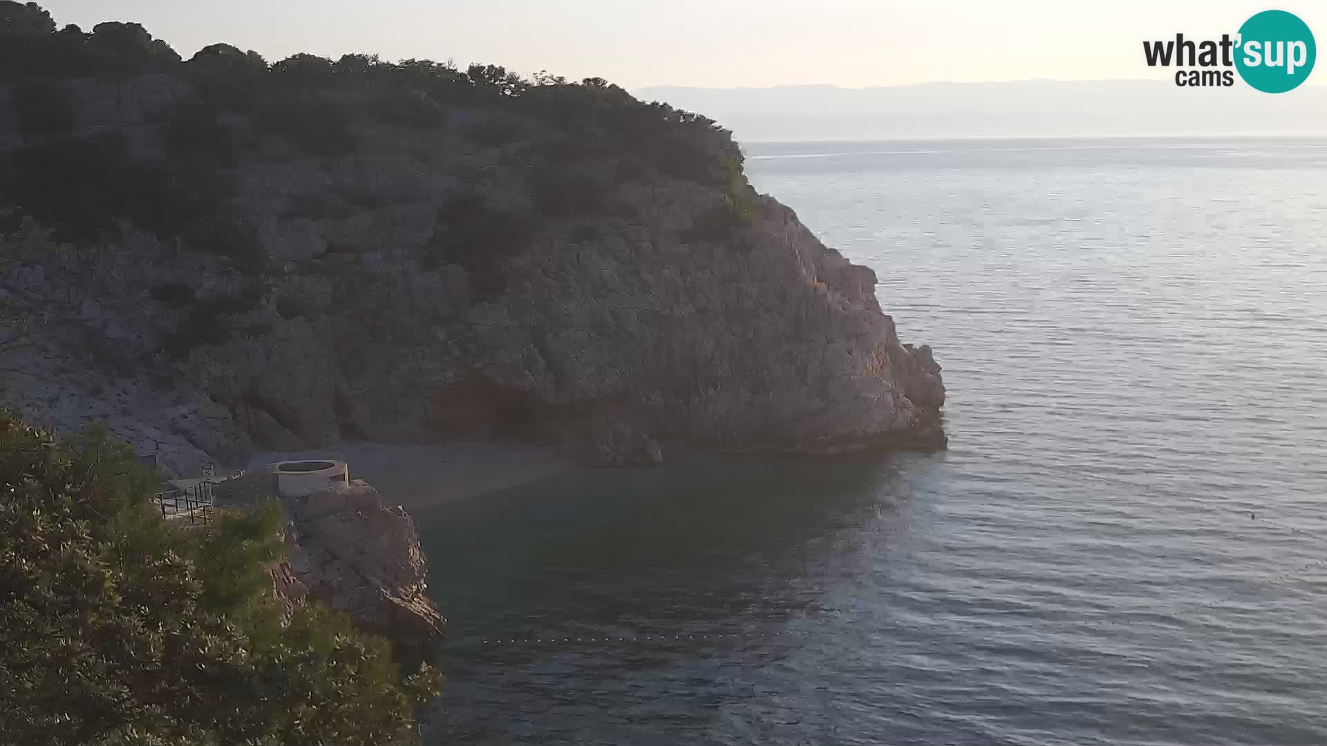 Webcam Brseč beach – Mošćenička Draga – Croatia