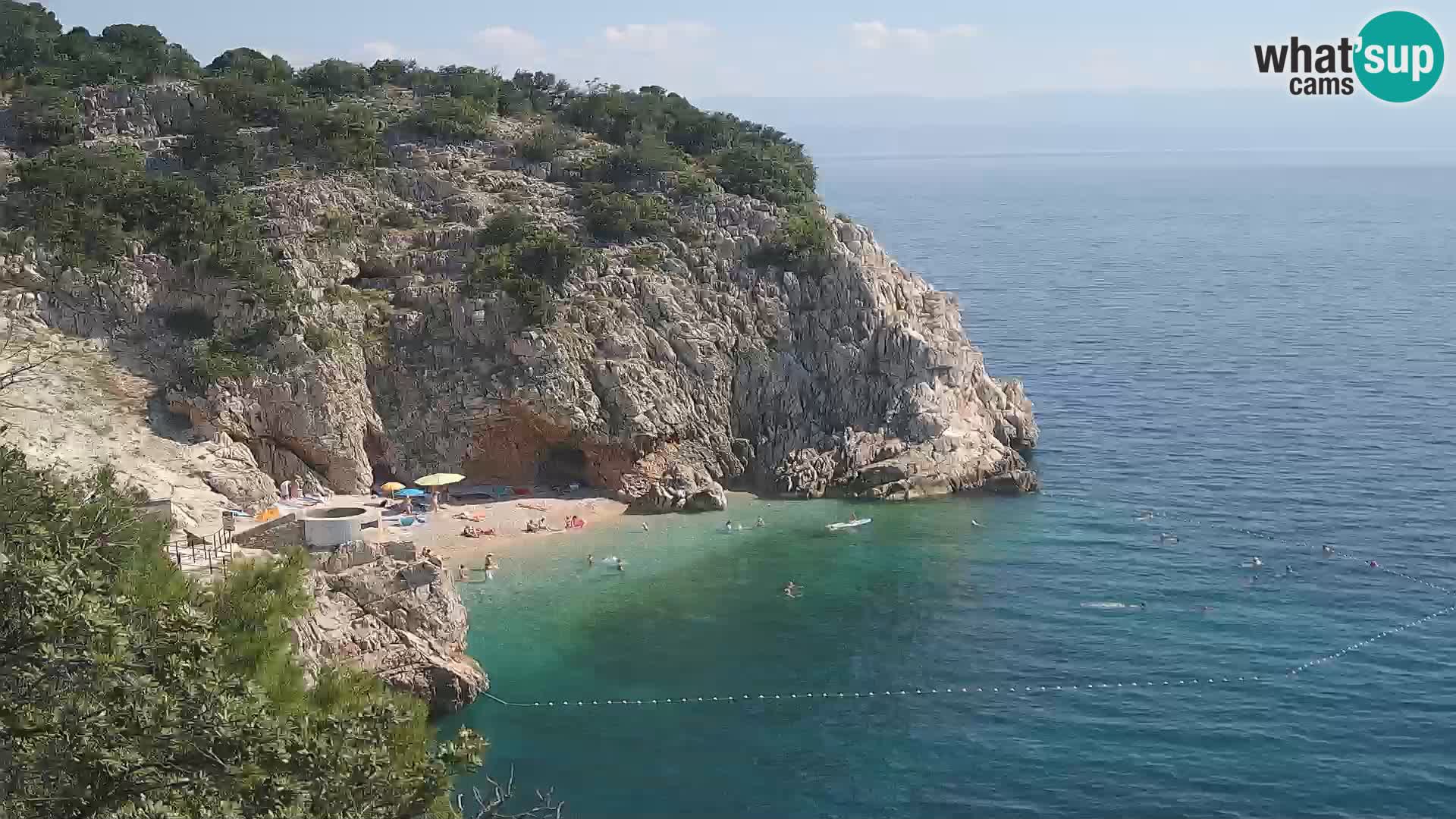 Webcam Brseč Strand – Mošćenička Draga – Kroatien
