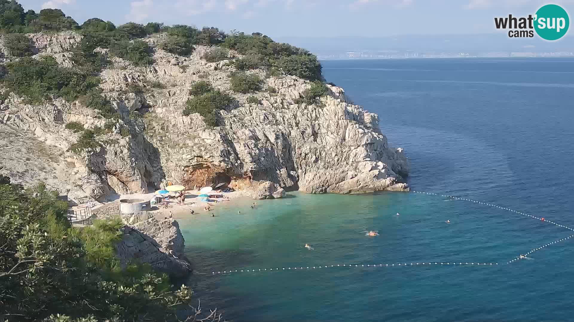 Webcam Brseč Strand – Mošćenička Draga – Kroatien
