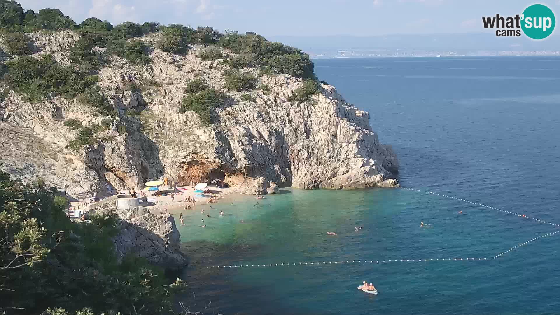 Webcam Brseč Strand – Mošćenička Draga – Kroatien