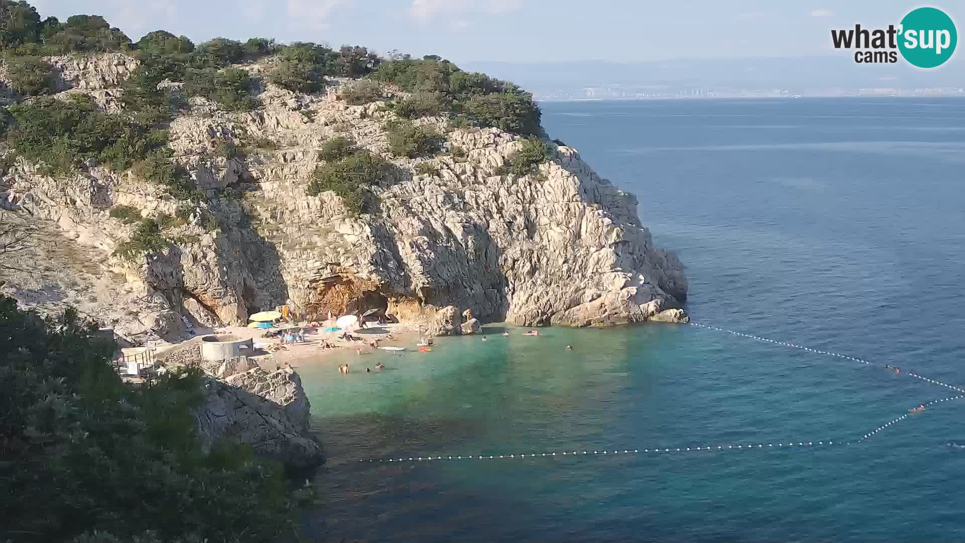 Webcam Brseč beach – Mošćenička Draga – Croatia