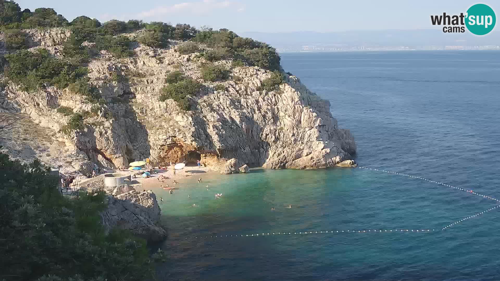 Webcam Brseč Strand – Mošćenička Draga – Kroatien