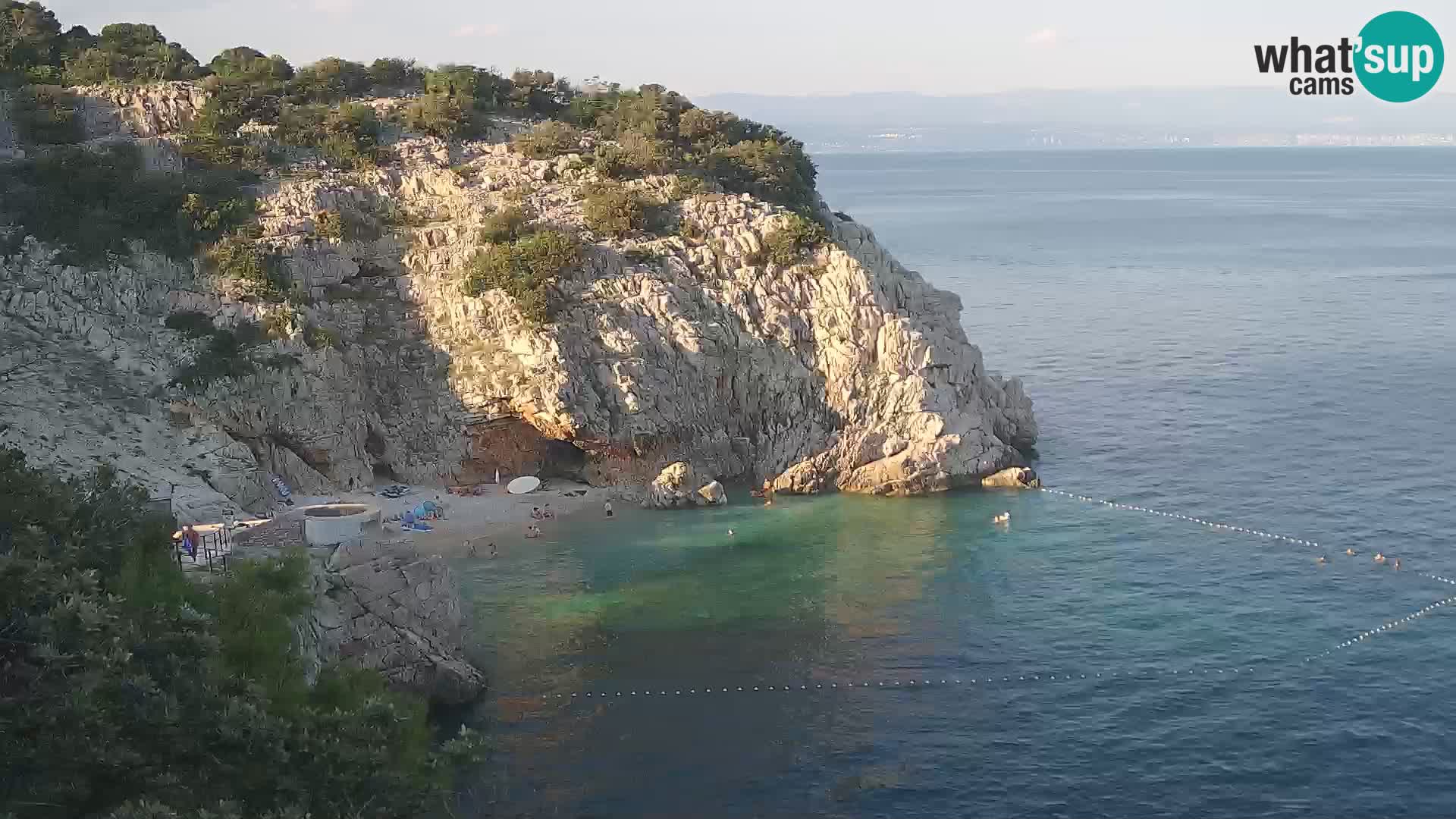 Webcam Brseč Strand – Mošćenička Draga – Kroatien