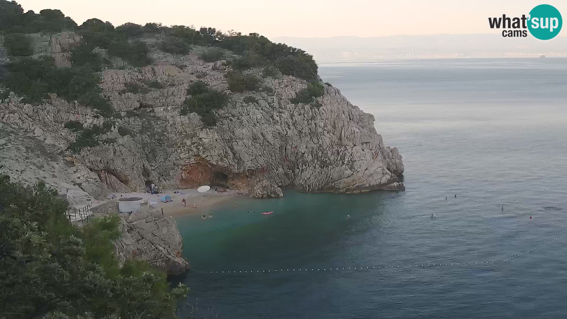 Web kamera plaže Brseč – Mošćenička Draga – Hrvatska