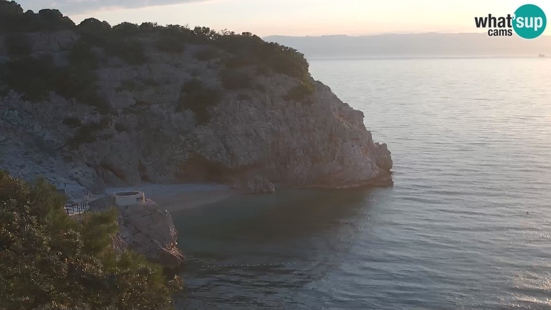 Web kamera plaže Brseč – Mošćenička Draga – Hrvatska