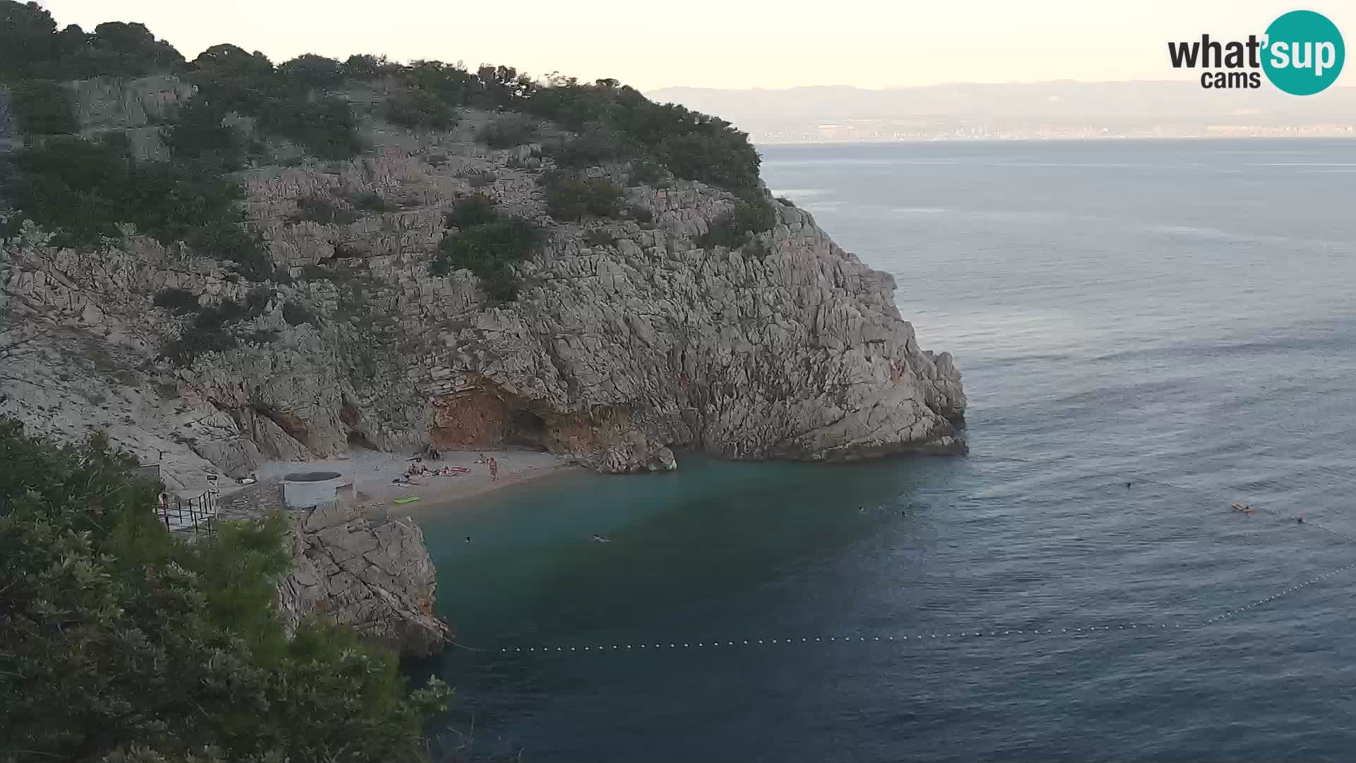 Webcam Bersezio spiaggia – Draga di Moschiena – Croazia