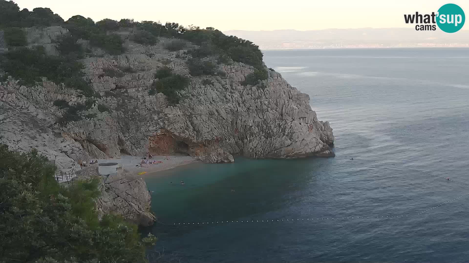 Webcam Bersezio spiaggia – Draga di Moschiena – Croazia