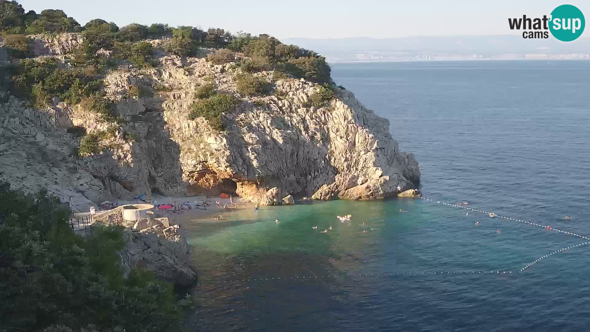 Webcam Brseč Strand – Mošćenička Draga – Kroatien
