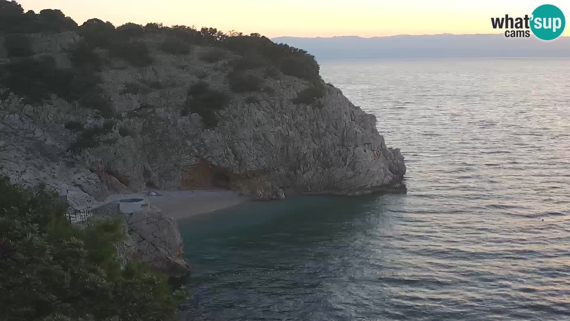 Webcam Bersezio spiaggia – Draga di Moschiena – Croazia