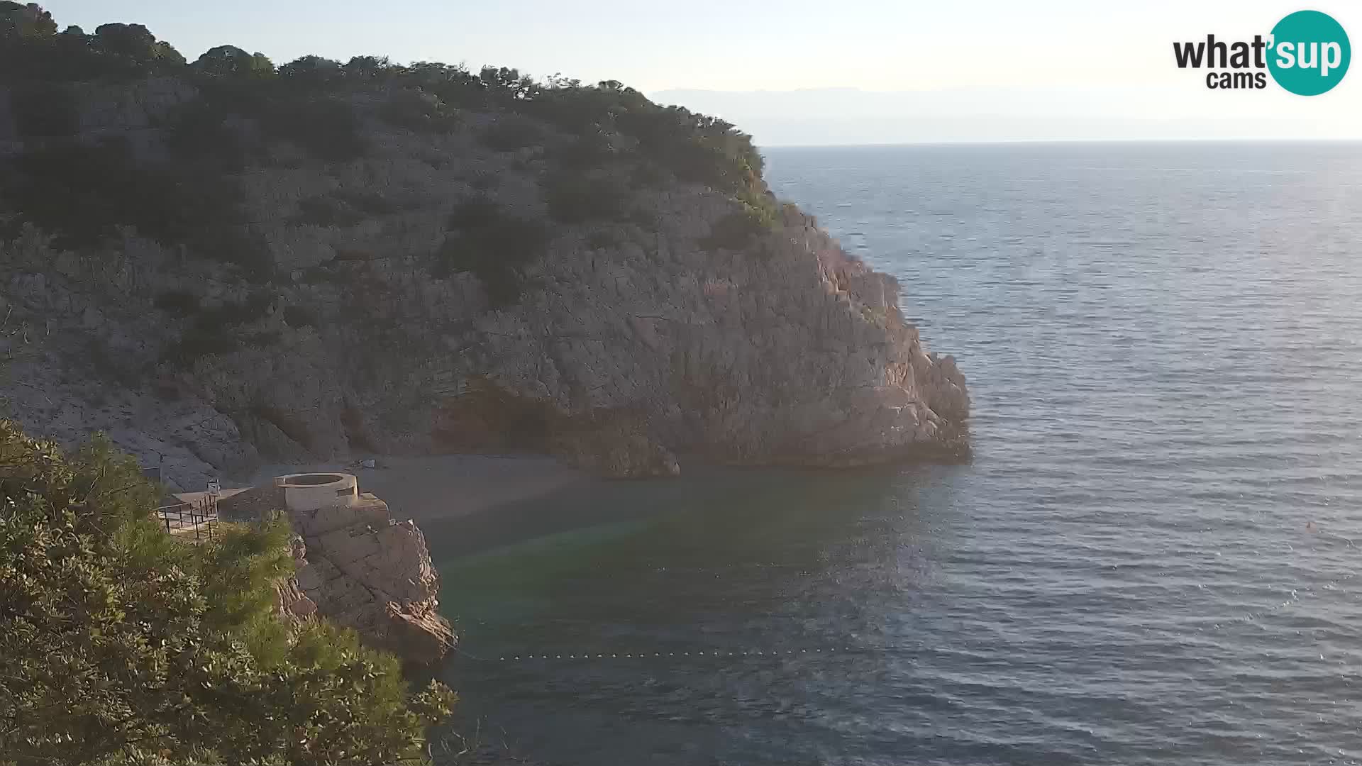 Webcam Bersezio spiaggia – Draga di Moschiena – Croazia