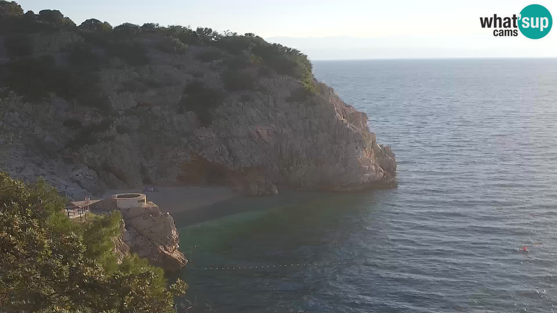 Webcam Bersezio spiaggia – Draga di Moschiena – Croazia