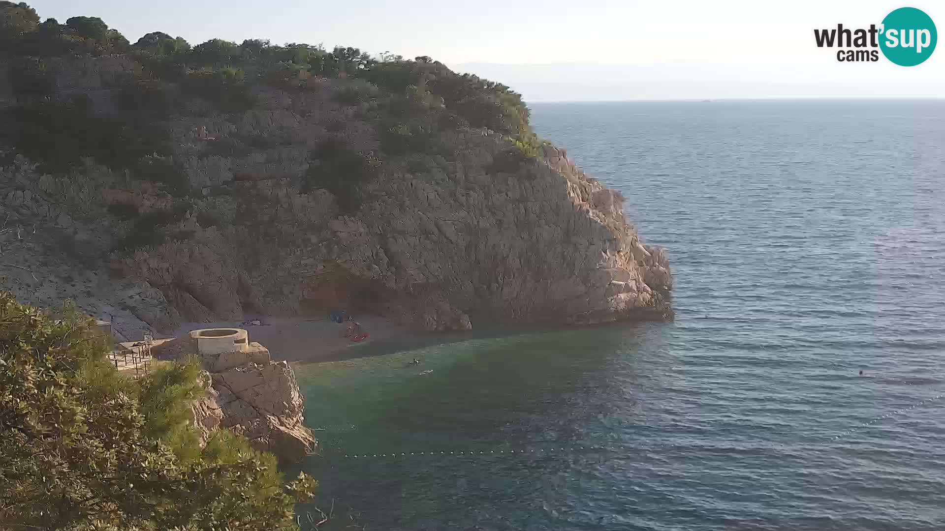 Webcam Brseč beach – Mošćenička Draga – Croatia