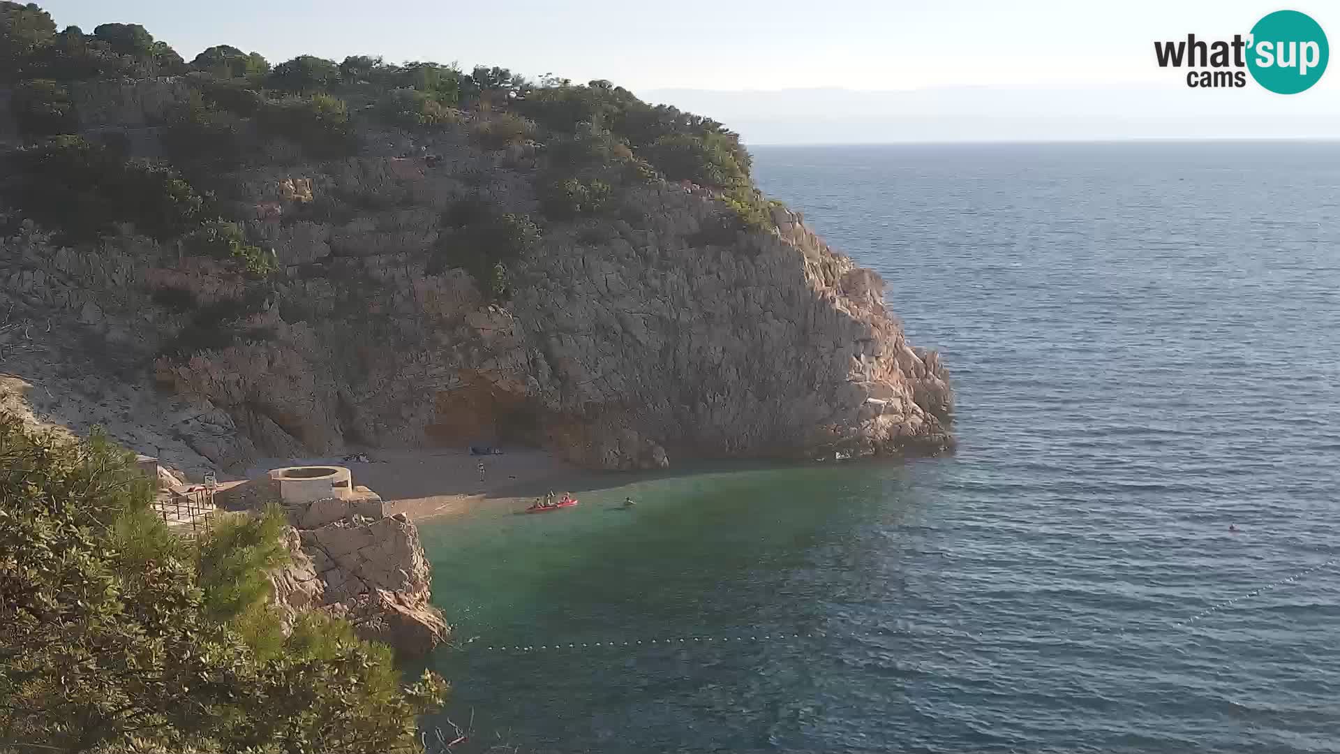 Webcam Brseč beach – Mošćenička Draga – Croatia