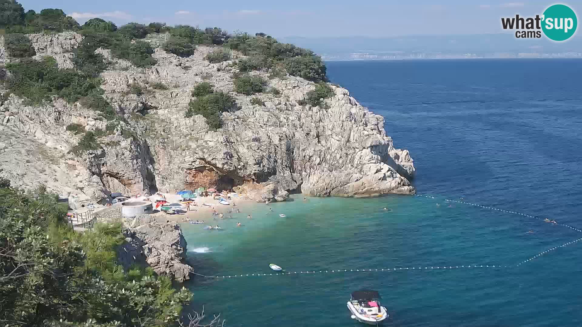 Webcam Brseč Strand – Mošćenička Draga – Kroatien