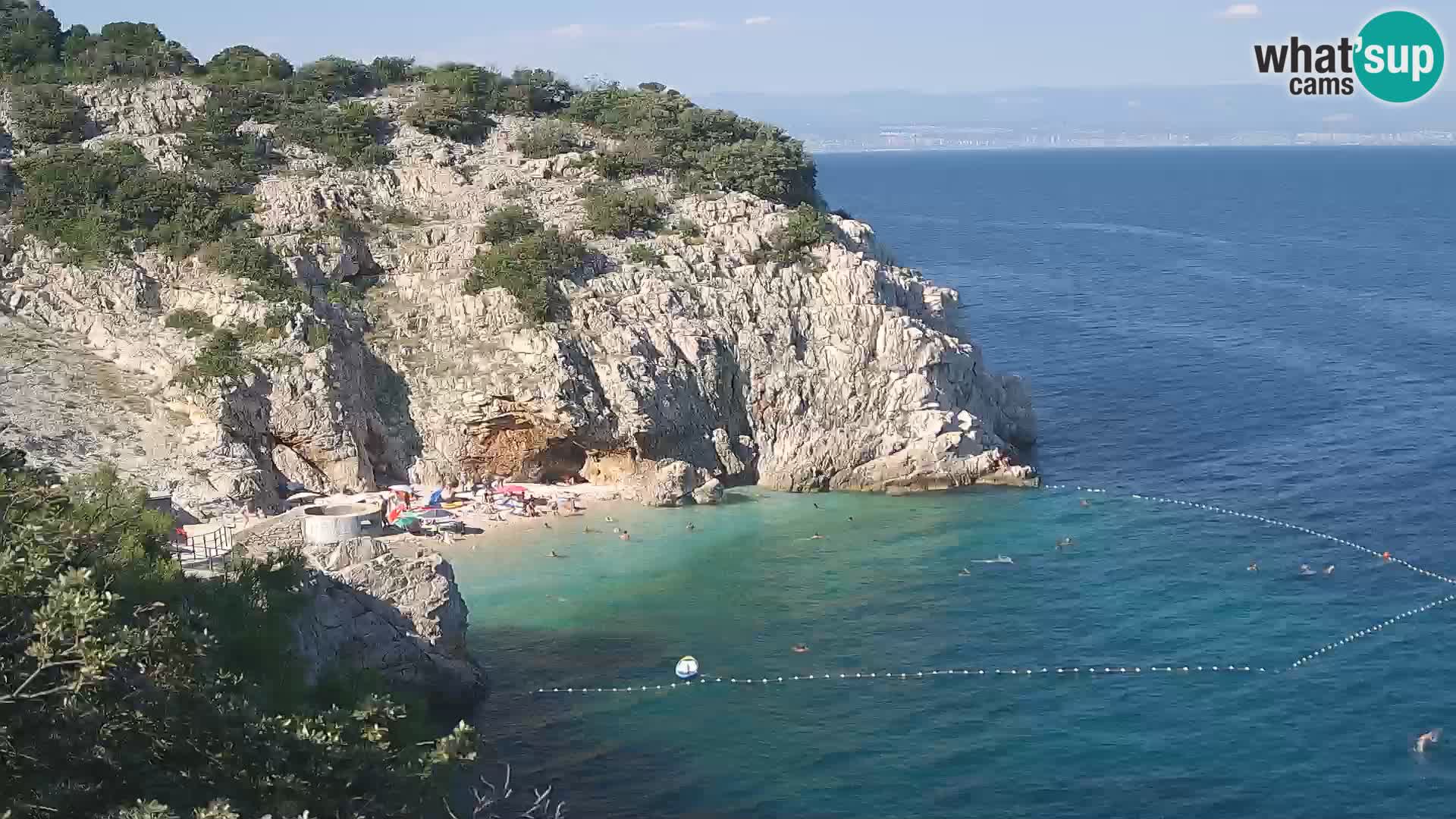 Webcam Brseč Strand – Mošćenička Draga – Kroatien