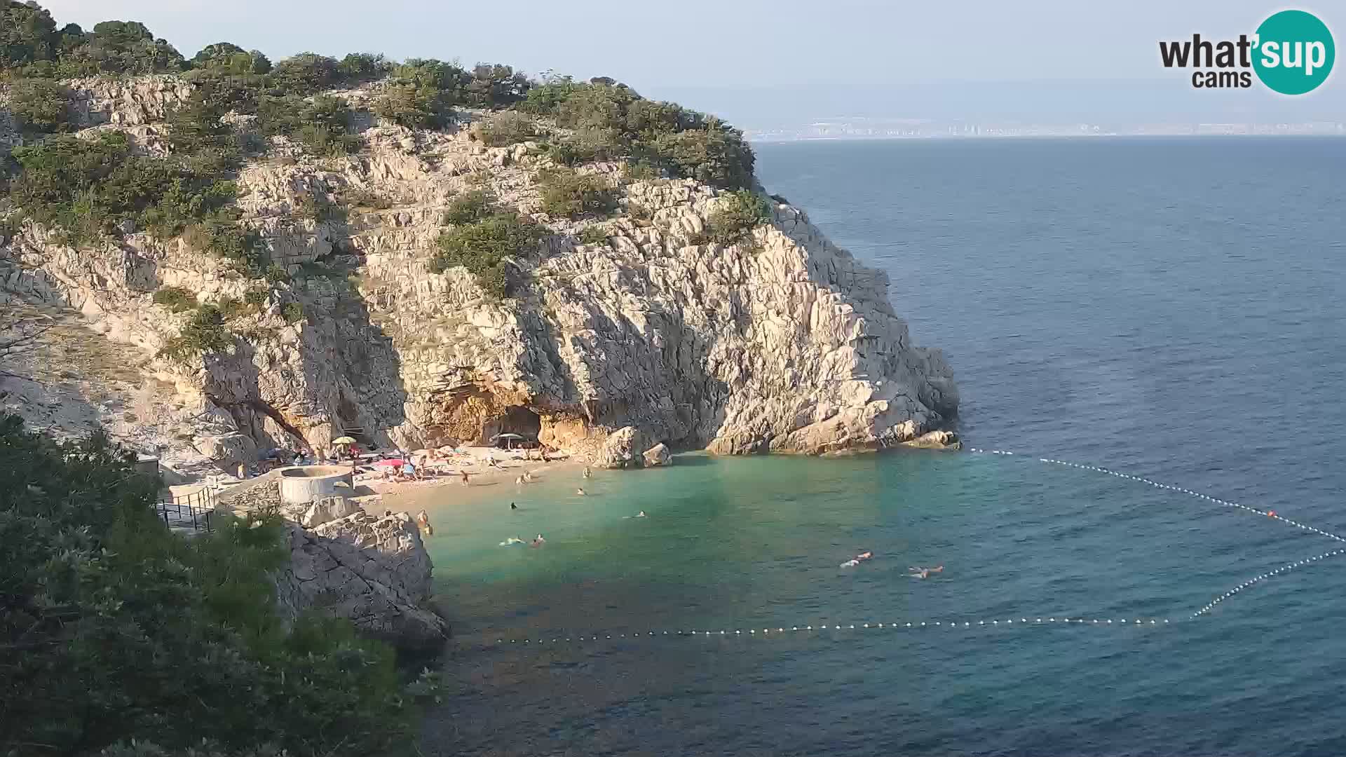 Webcam Brseč beach – Mošćenička Draga – Croatia