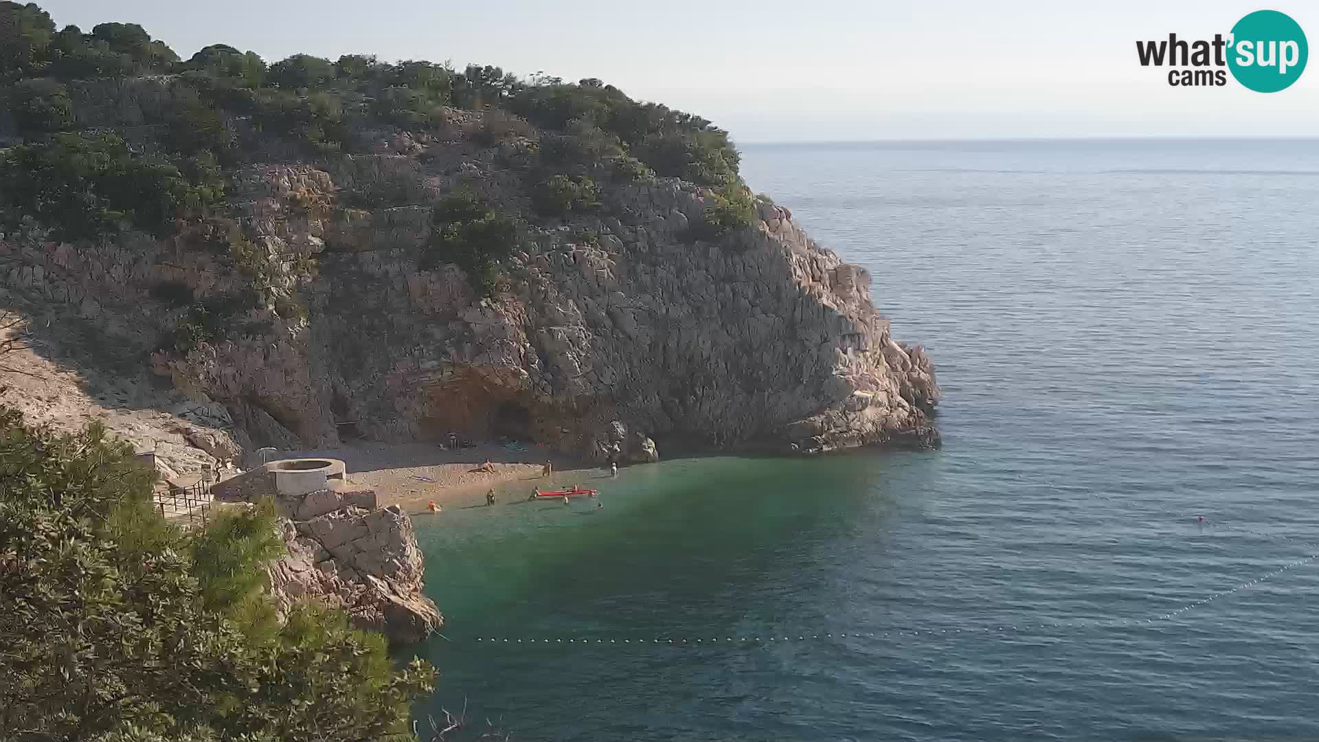Webcam Brseč beach – Mošćenička Draga – Croatia