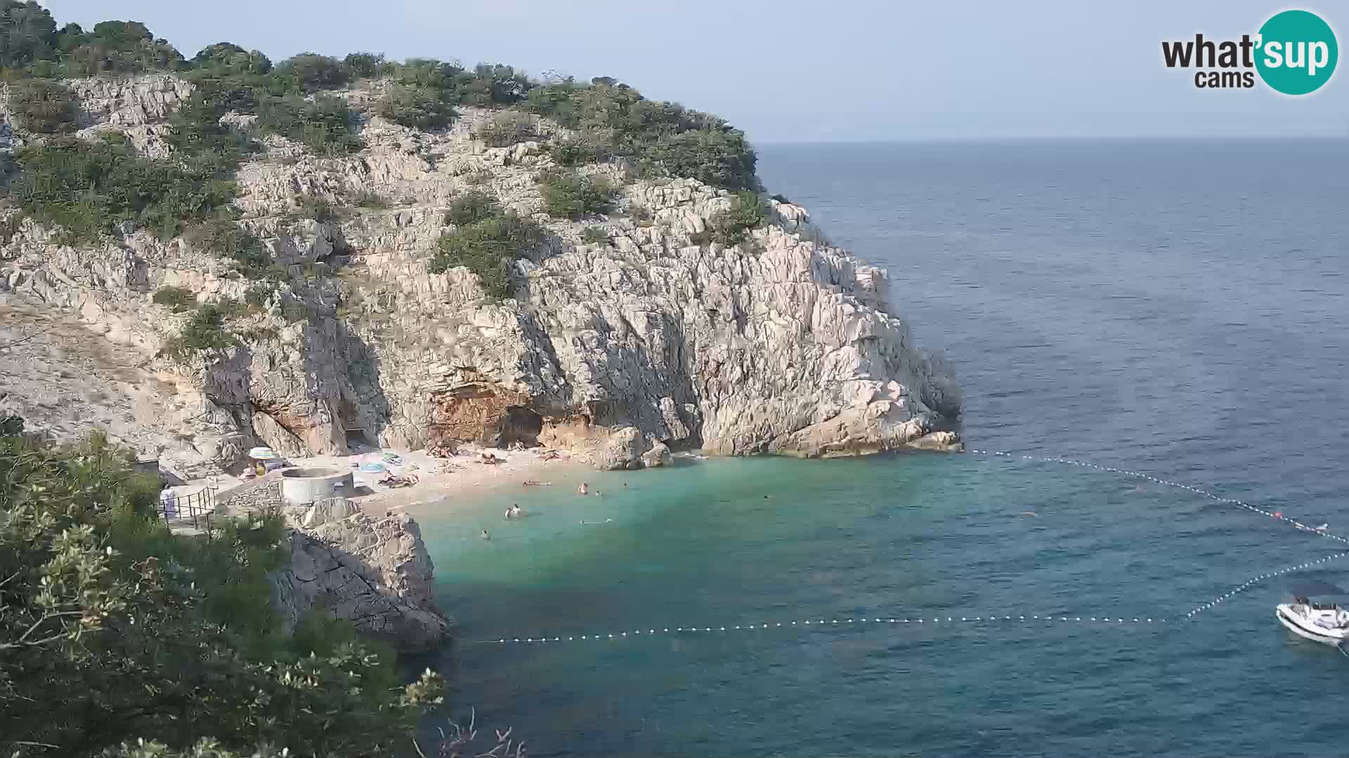 Webcam Brseč beach – Mošćenička Draga – Croatia