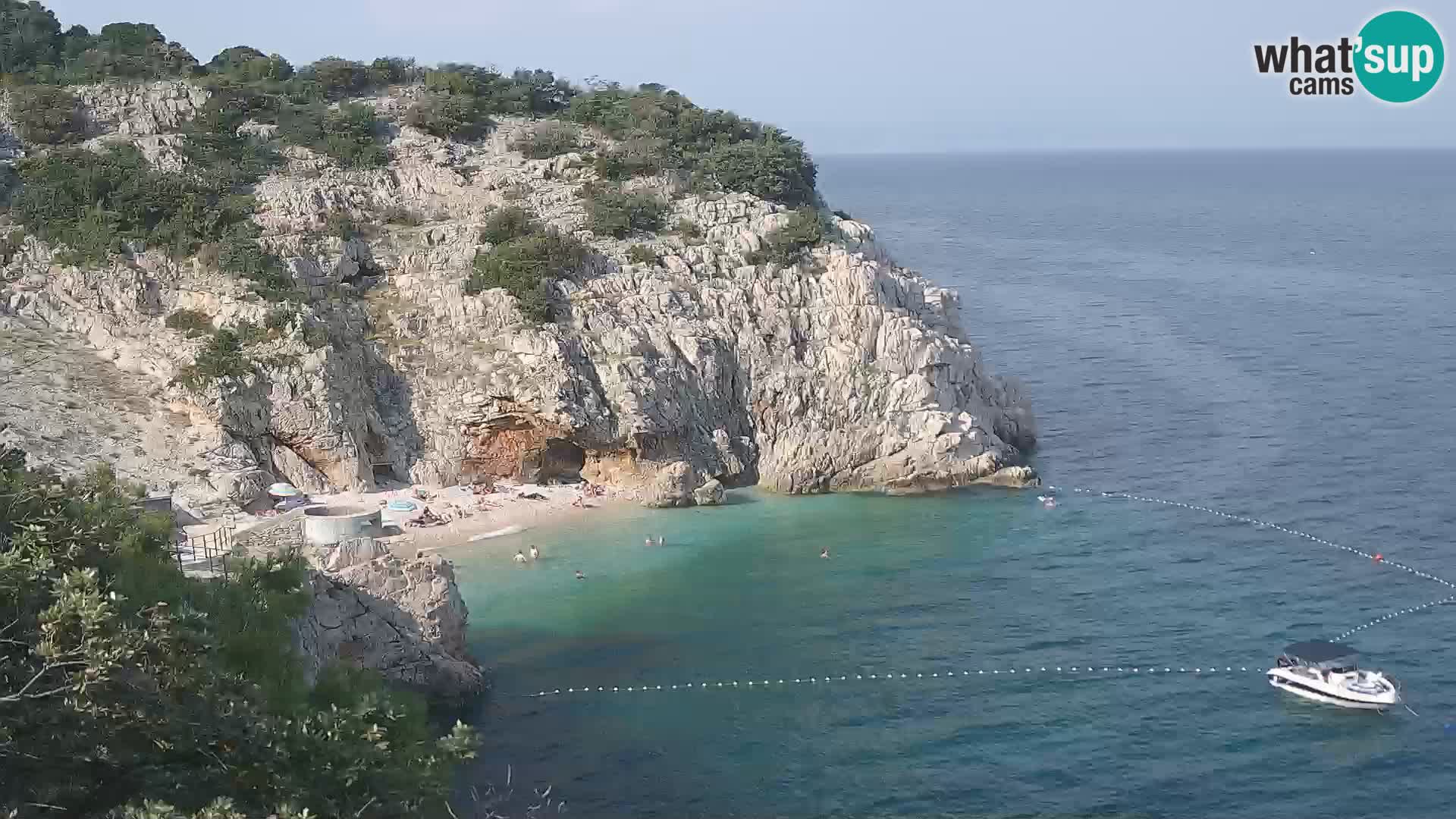 Webcam Brseč Strand – Mošćenička Draga – Kroatien