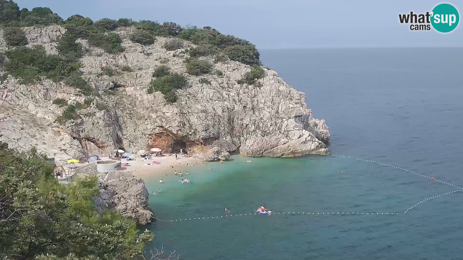 Webcam Brseč Strand – Mošćenička Draga – Kroatien