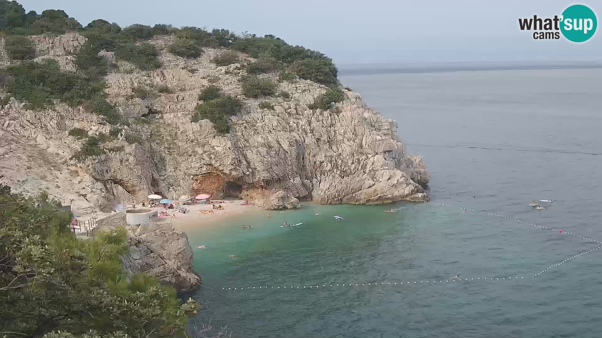Webcam Bersezio spiaggia – Draga di Moschiena – Croazia