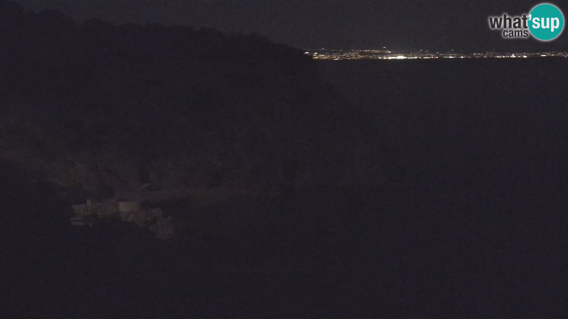 Webcam plage Brseč à Mošćenička Draga, Croatie