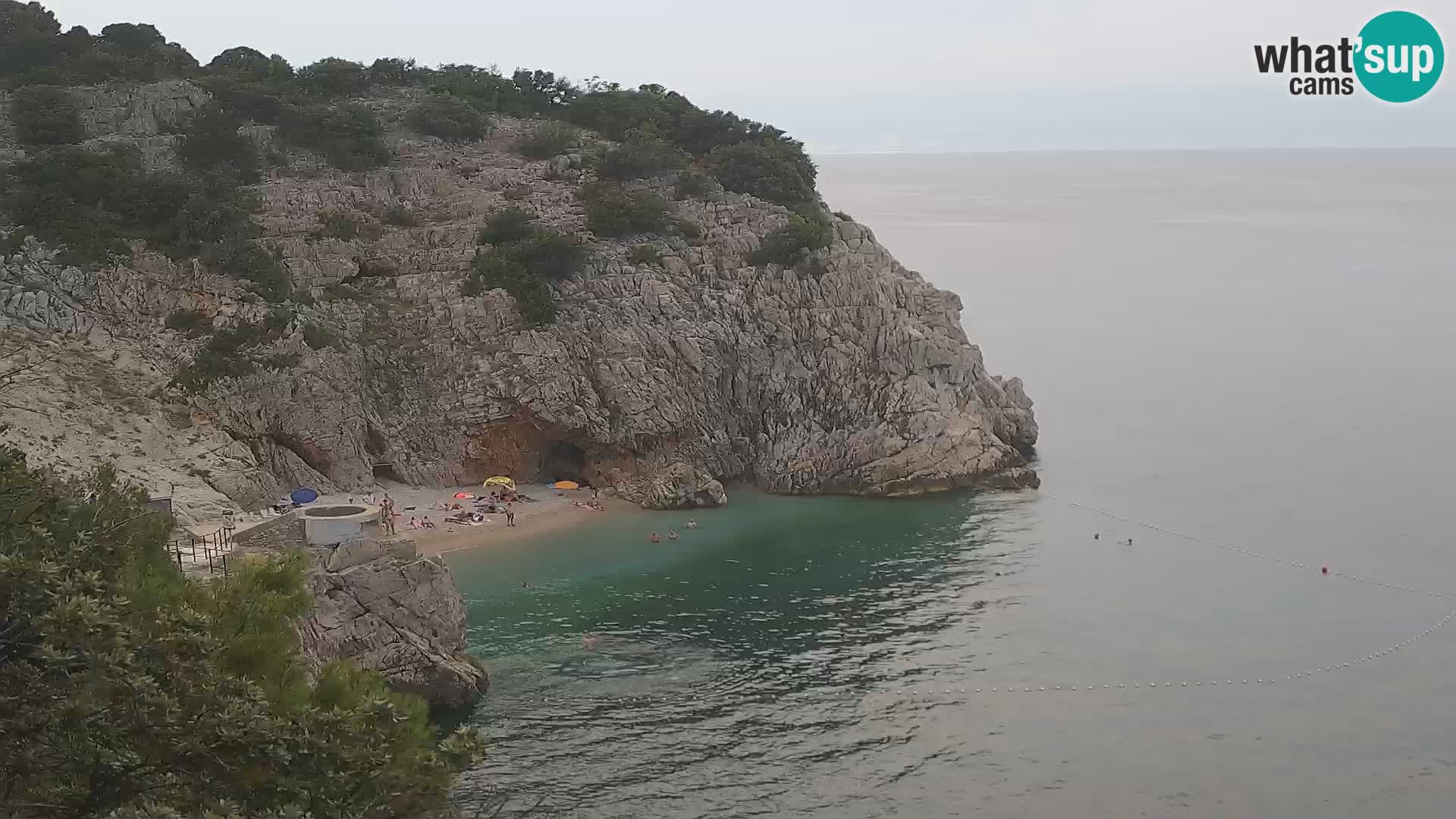 Webcam Brseč beach – Mošćenička Draga – Croatia