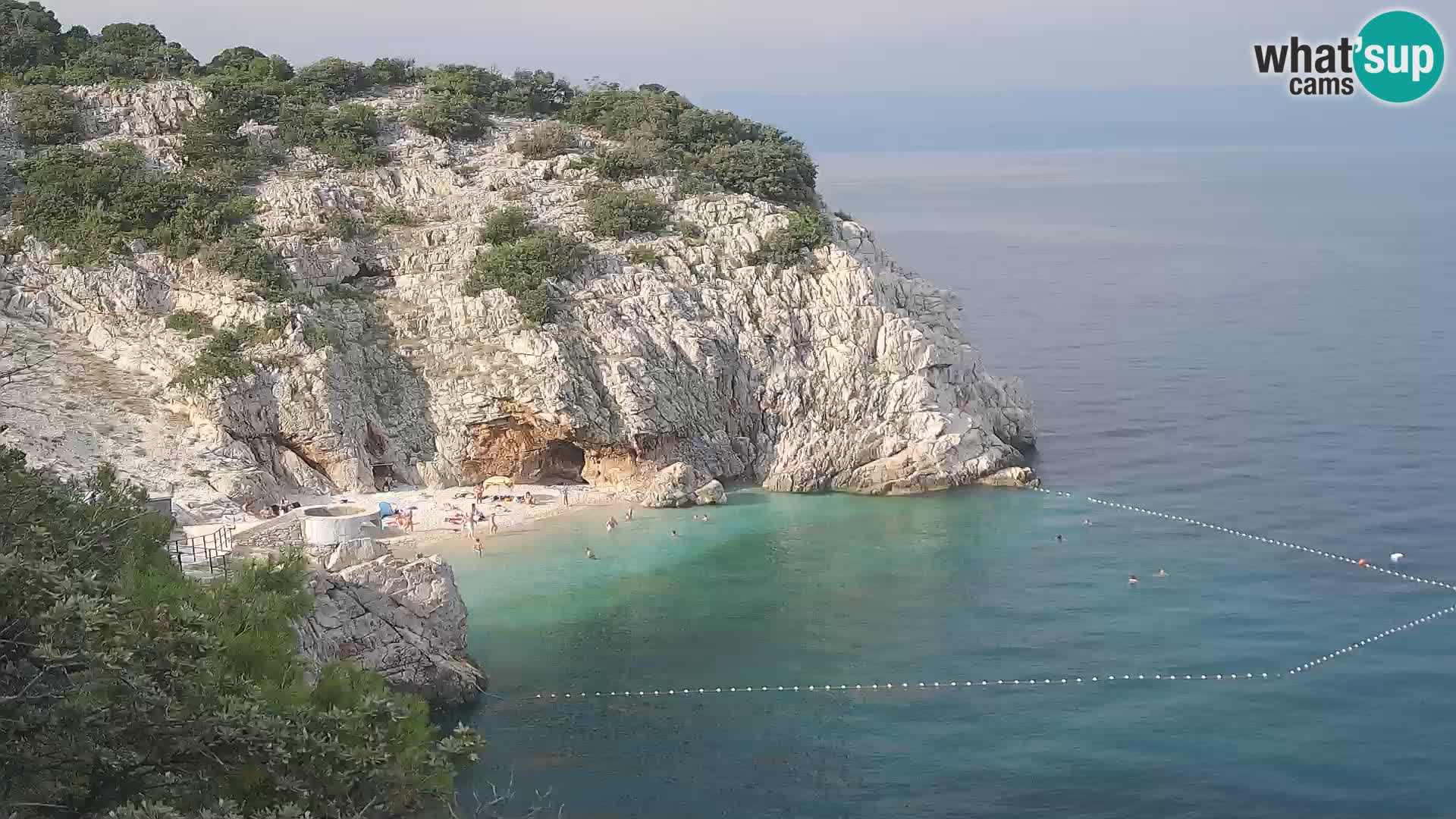 Webcam Brseč beach – Mošćenička Draga – Croatia