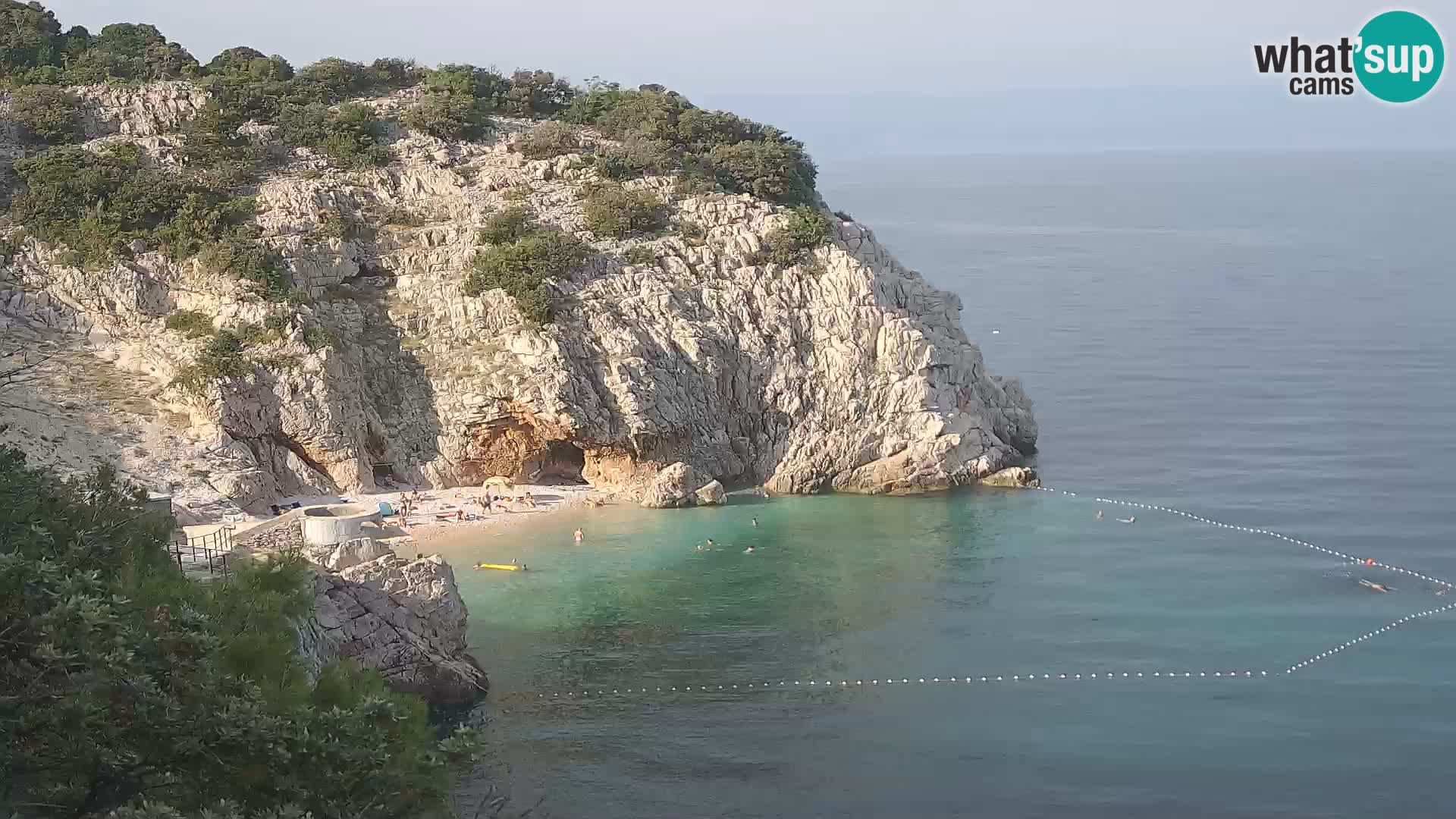 Webcam Brseč beach – Mošćenička Draga – Croatia