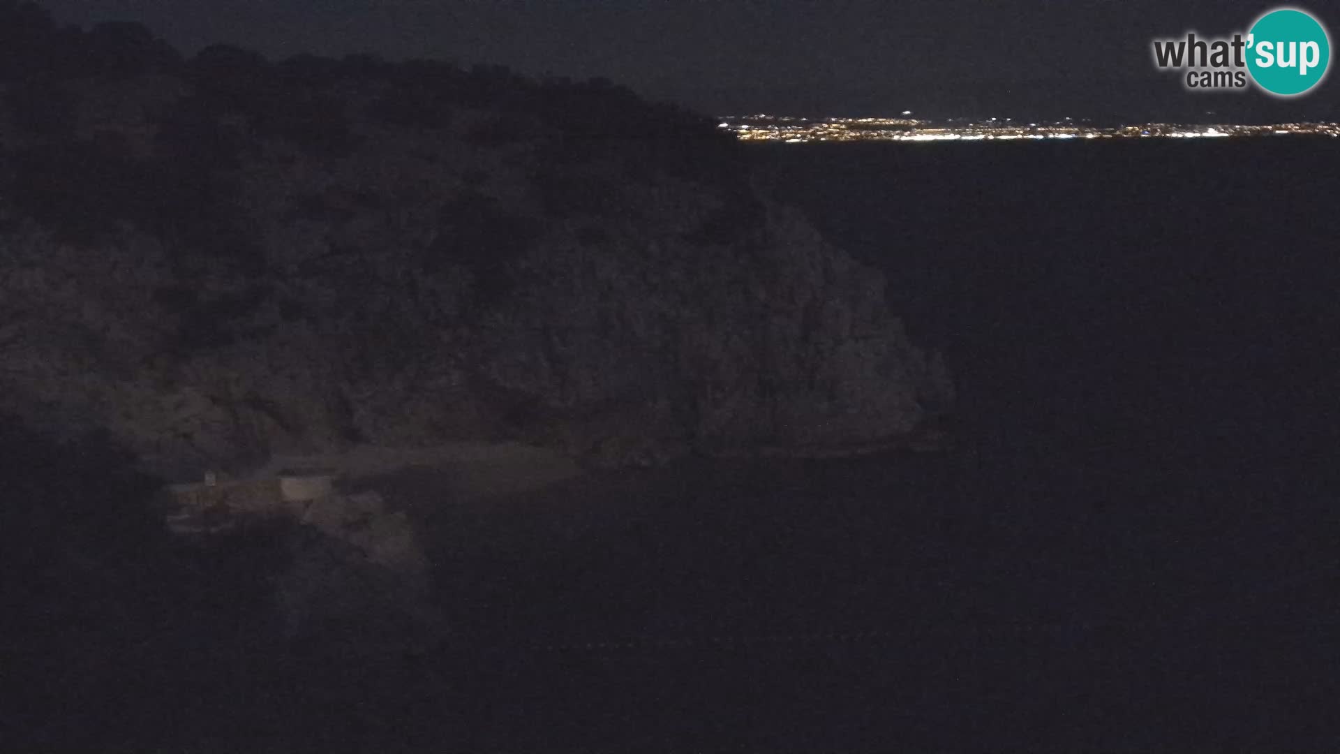 Webcam plage Brseč à Mošćenička Draga, Croatie