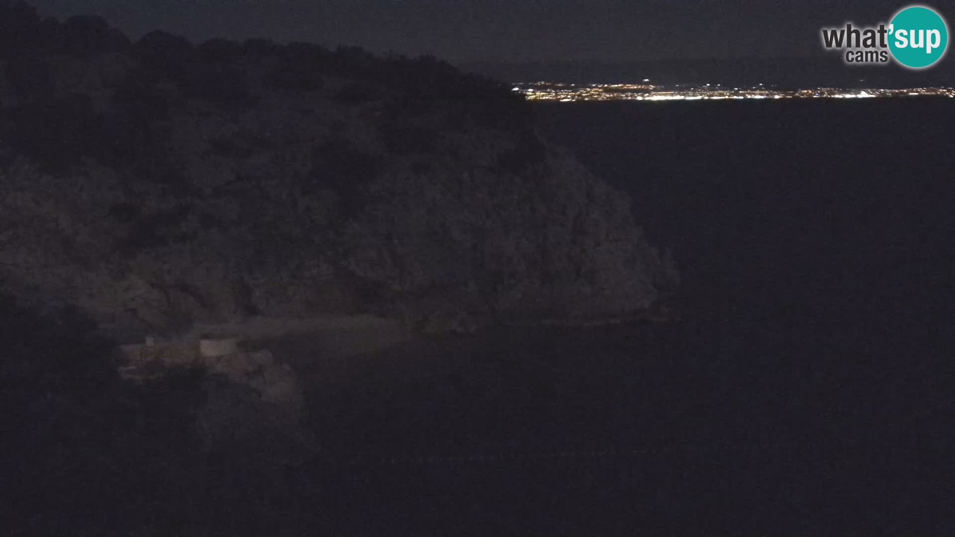Webcam plage Brseč à Mošćenička Draga, Croatie