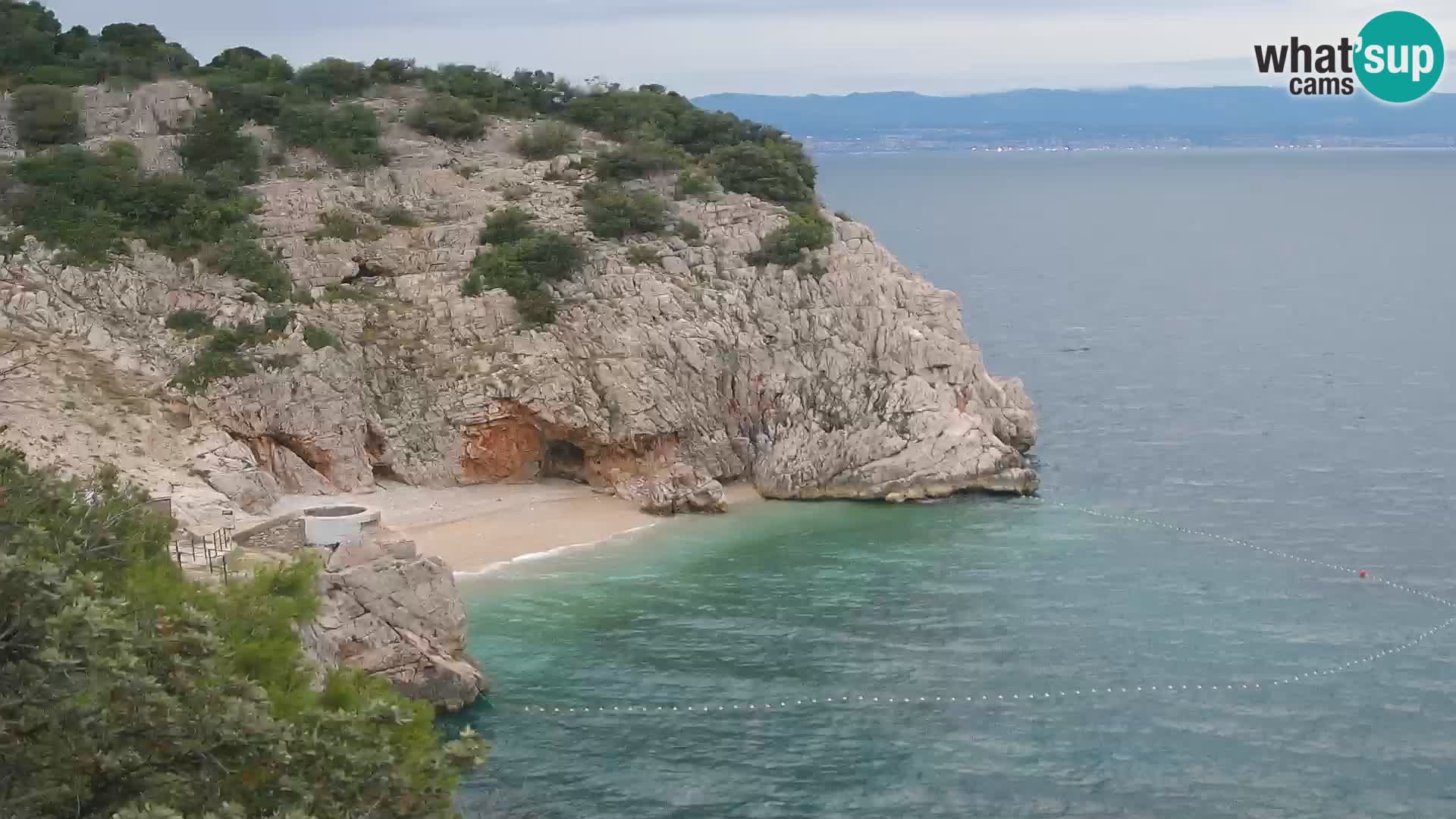 Webcam Bersezio spiaggia – Draga di Moschiena – Croazia