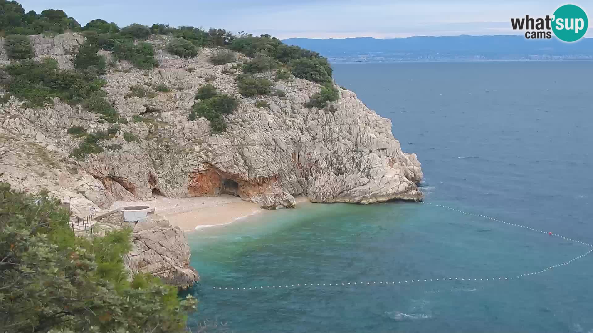 Webcam Brseč Strand – Mošćenička Draga – Kroatien
