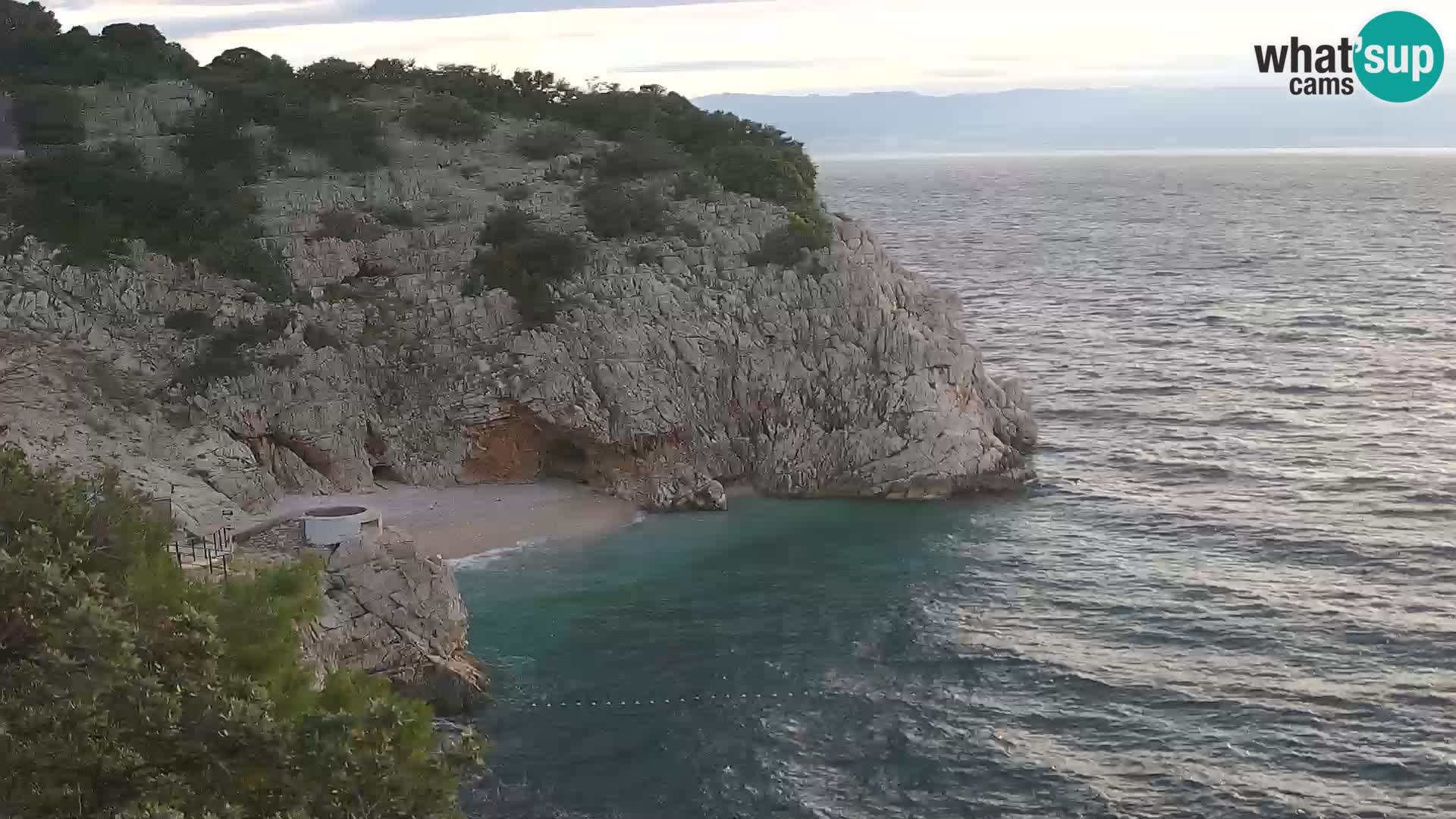 Webcam Brseč Strand – Mošćenička Draga – Kroatien