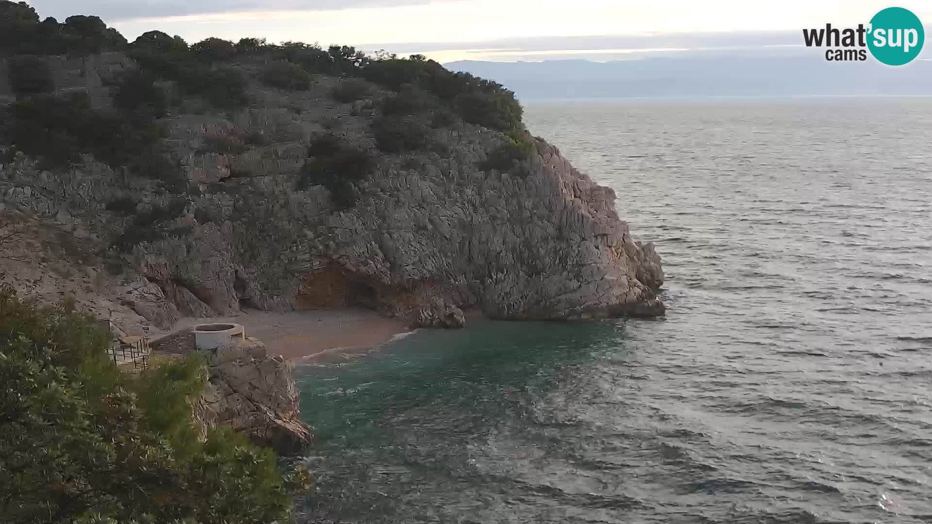 Web kamera plaže Brseč – Mošćenička Draga – Hrvatska