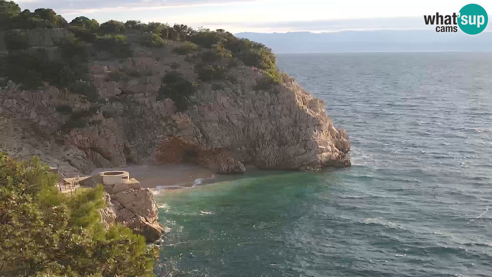 Web kamera plaže Brseč – Mošćenička Draga – Hrvatska