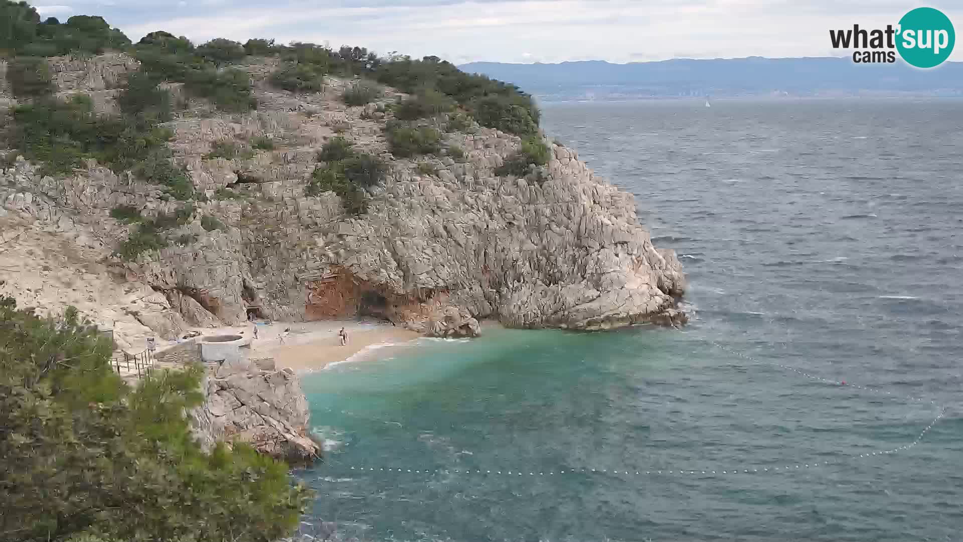 Webcam Brseč Strand – Mošćenička Draga – Kroatien
