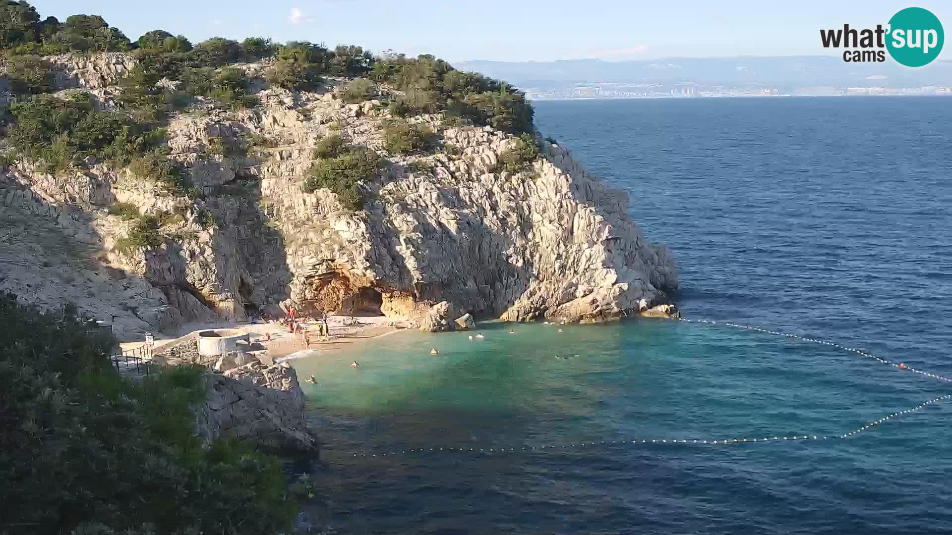 Webcam Brseč beach – Mošćenička Draga – Croatia